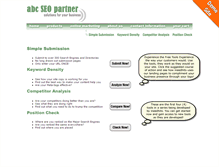 Tablet Screenshot of abcseopartner.com